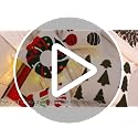 Tosleo Beige Christmas Reindeer Throw Pillow Covers 18x18 Set of 2 - Holiday Decor