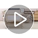Baby Bassinet - Adjustable Bedside Sleeper with Mesh & Storage, Beige
