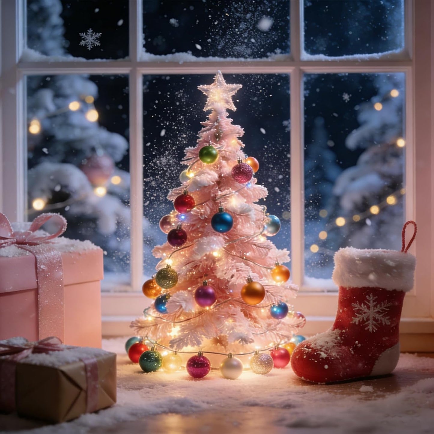 RGQSUN Christmas Fake Snow - 5.3oz Artificial Snow Powder for Holiday Crafts & Party Decor