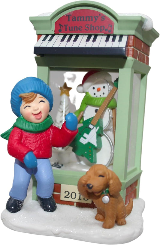 2015 Hallmark Keepsake Christmas Window Ornament - Club Exclusive Collectible