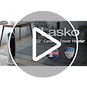 Lasko Oscillating Digital Ceramic Tower Heater - 1500W Home Space Heater with Remote, Timer & Overheat Protection - Medium