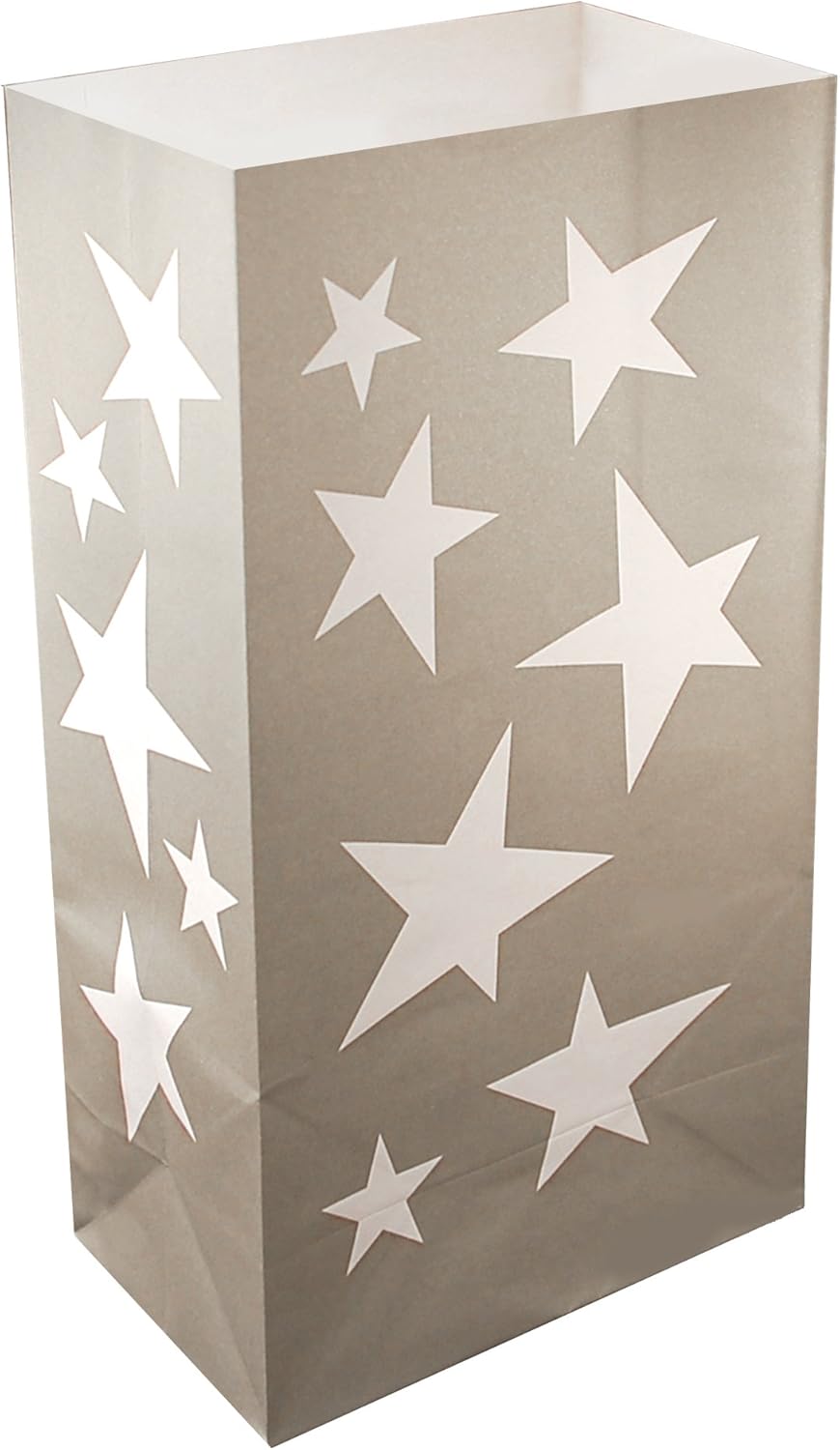 Gold LumaBase Paper Luminaria Bags - Set of 24 for Outdoor Decor