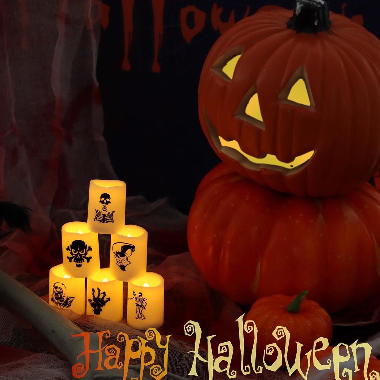 12 PCS LED Flameless Votive Candles - Long-Lasting Battery Operated with 120+ Hours Life
