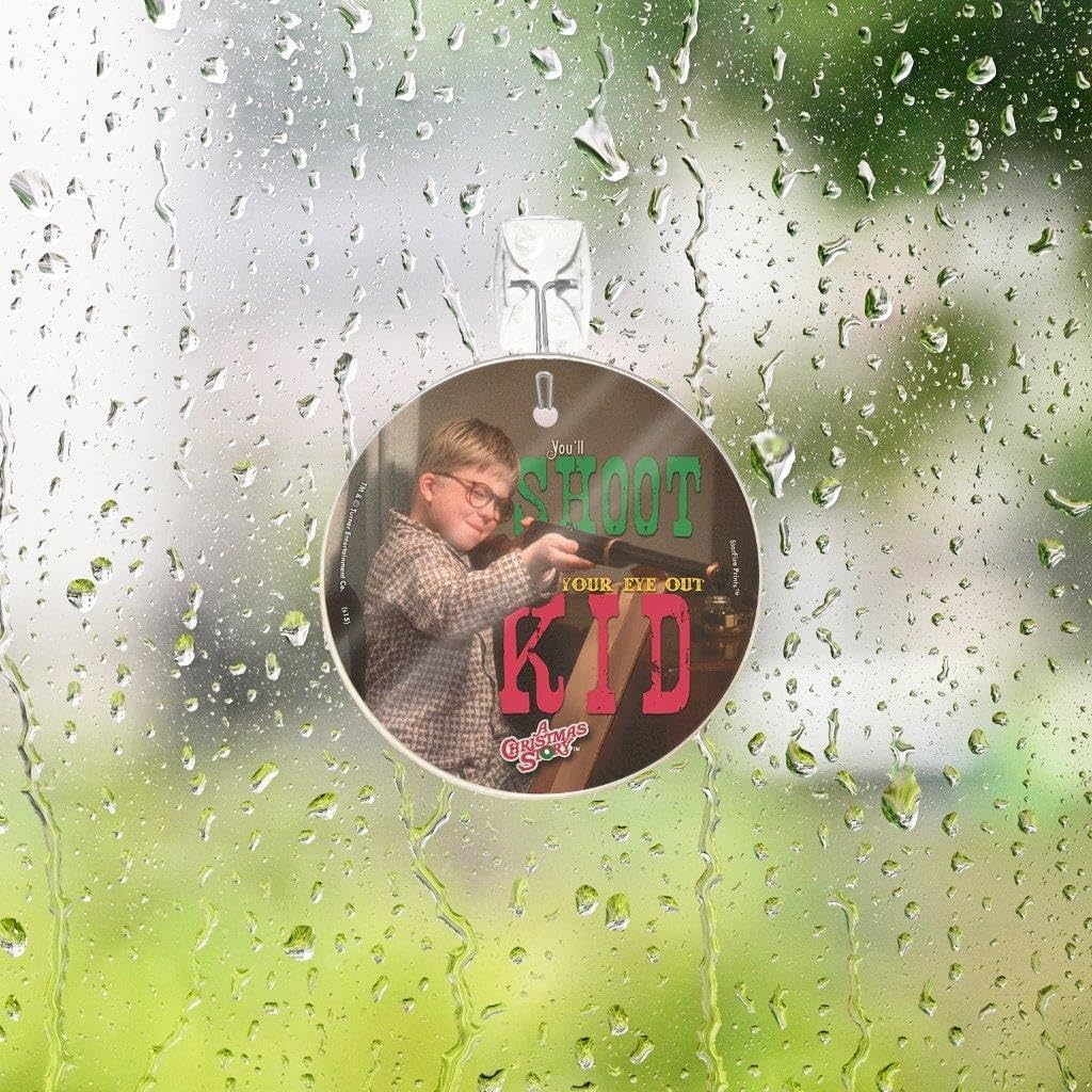 3.5” Starfire Glass Art – A Christmas Story Shoot Your Eye Out – Perfect Gift & Collectible