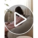 Grey Faux Rabbit Fur Bean Bag Chair - 2.5ft Round Fluffy Kids & Teens Sofa
