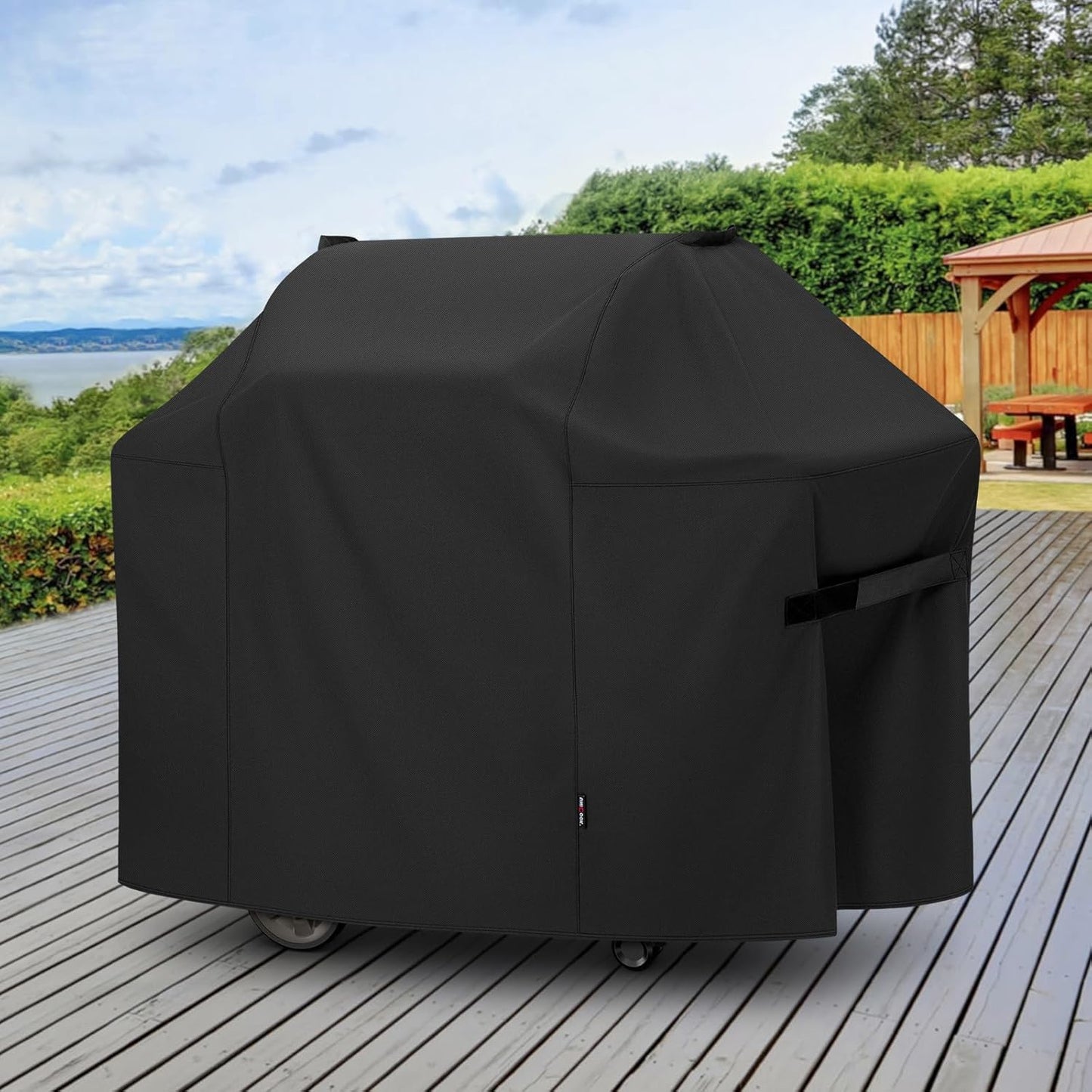 Unicook 58 Inch Grill Cover - Heavy Duty Waterproof BBQ Protection for Weber Genesis II & LX 300 Series