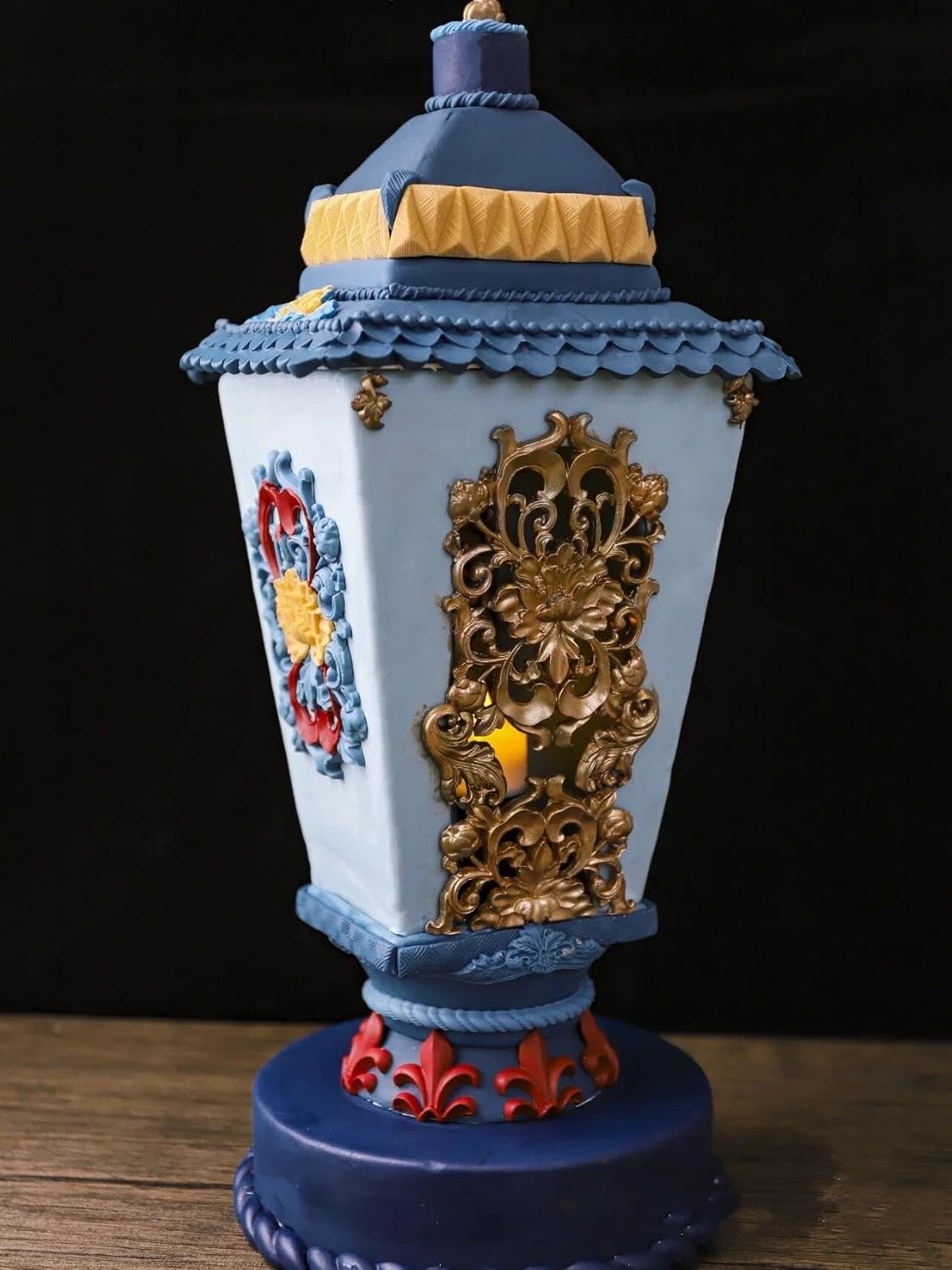 3D Greek Marble Column Cake Mold - Fondant & Gumpaste Pillar for Cupcake Decorating