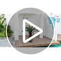 4ft UV-Resistant Faux Sago Palm Tree with Natural Bark & Lifelike Leaves for Indoor Outdoor Decor