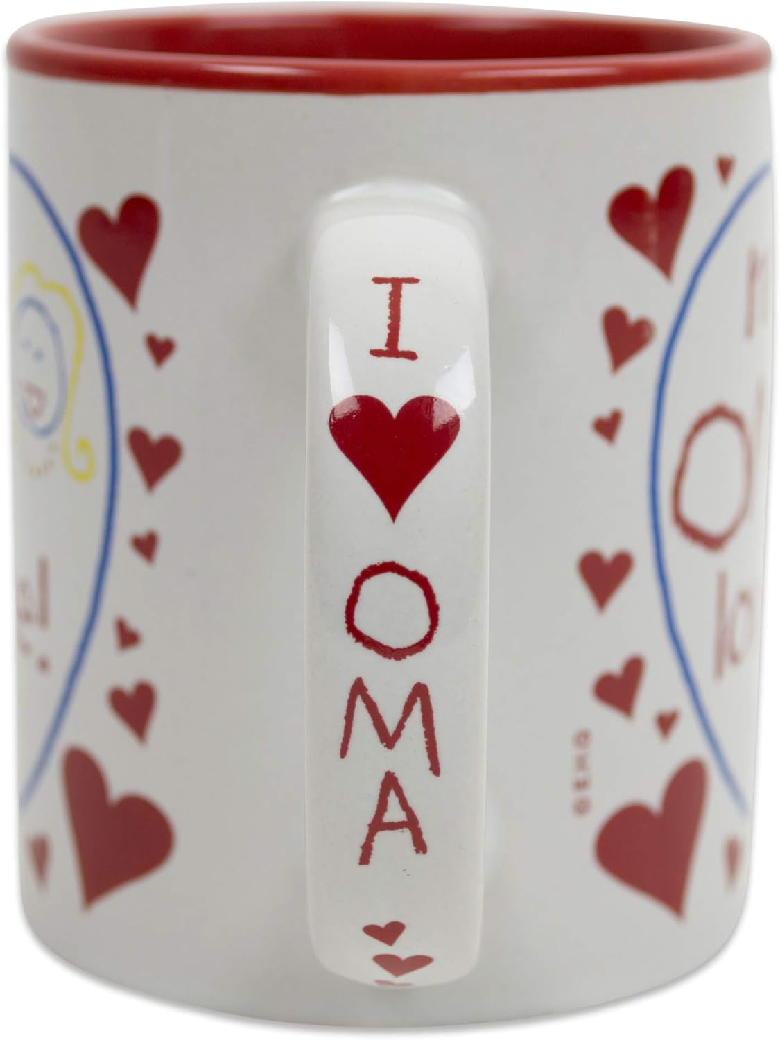 12 oz. Ceramic Coffee Mug - 'Oma is the Greatest' Multicolor Gift for German & Dutch Grandmas