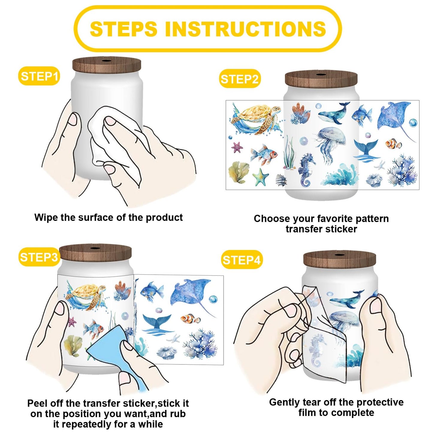 21pcs Cartoon Religious UV DTF Transfer Stickers for Glass Cups, Waterproof Decals, Plastic Self-Adhesive Labels for Bottles and Cups Decoration (Style1-21-Sheet)