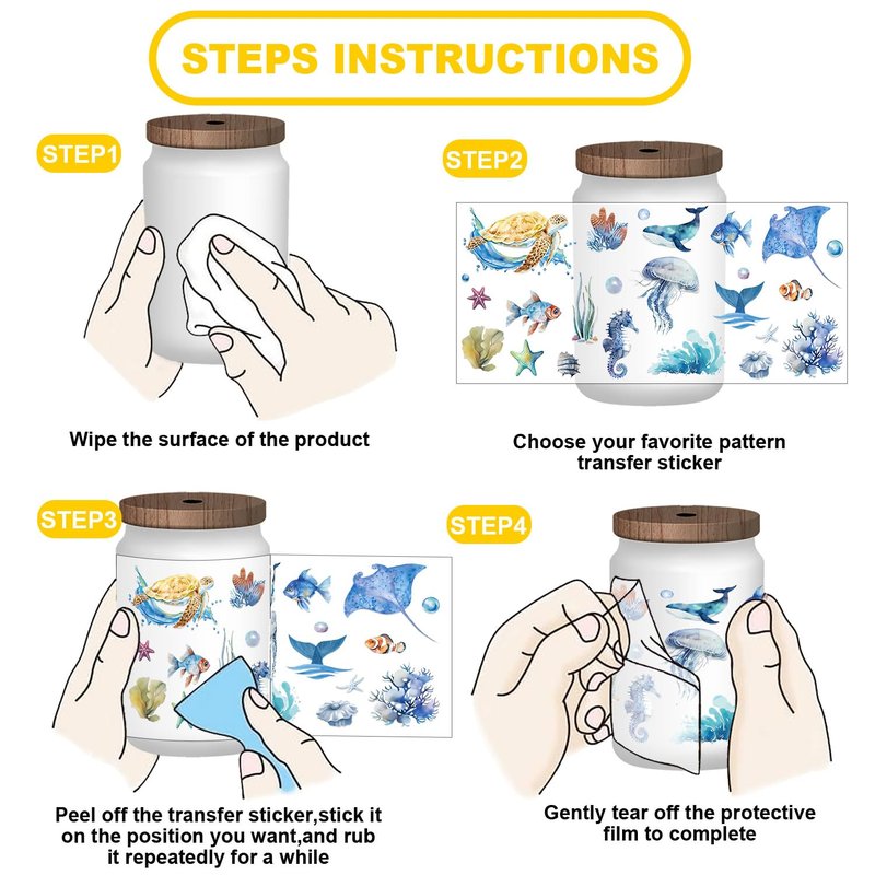 21pcs Cartoon Religious UV DTF Transfer Stickers for Glass Cups, Waterproof Decals, Plastic Self-Adhesive Labels for Bottles and Cups Decoration (Style1-21-Sheet)