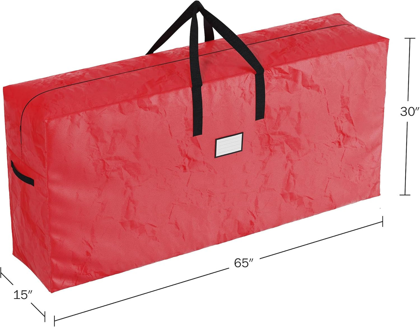 Waterproof Christmas Tree Storage Bag for 9-Foot Artificial Trees & Holiday Decor - Elf Stor (Red)