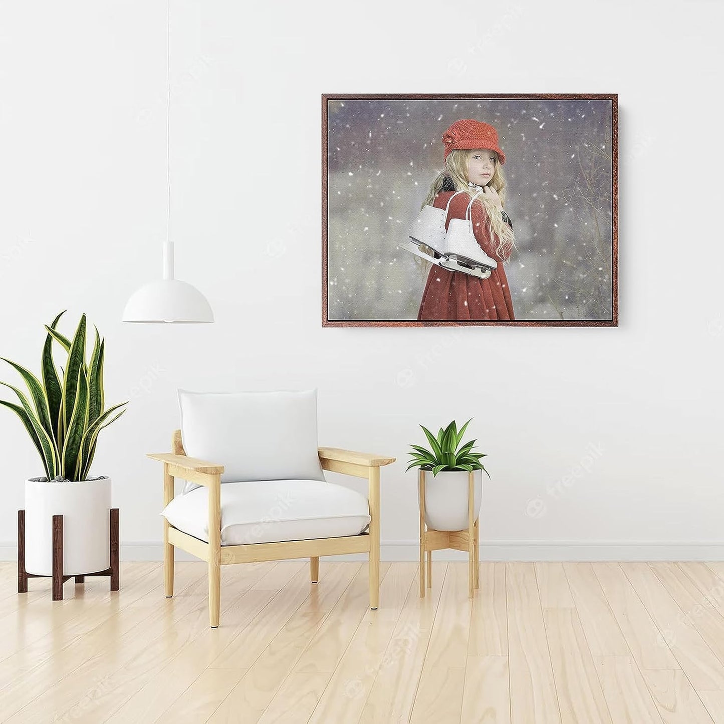 P&L ART. Personalized Custom Canvas Prints: Photo On Canvas Transform Your Photos into Stunning Framed Wall Art Digitally Printed Photo To Canvas Ideal for Home Decor Gifts Keepsakes Walnut 24X36