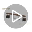 U-Shaped Gaming & Office Computer Desk with Storage - Reversible L Shape, 66 Inch