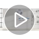 16-Inch Wall Fan with Remote Control - Oscillating, 3 Speeds, White - Variation of THIS listing