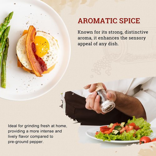 52USA Whole Black Peppercorns 12 oz | Himalayan Pink Salt Coarse Grain 2 lb - Perfect for Seasoning