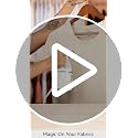 Conair Handheld Travel Garment Steamer All White 1100W for Clothes & Home
