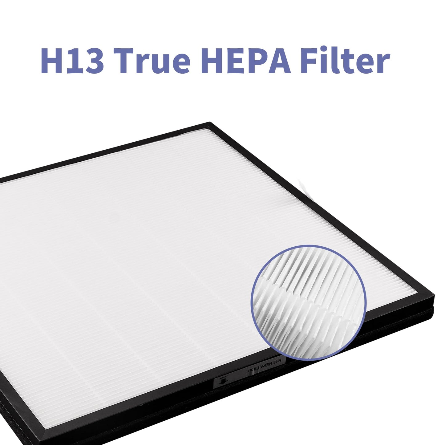 Popurure MinusA2 Filter Replacement Kit Compatible with Rabbit Air MinusA2 Purifier, Models SPA-700A, SPA-780A, SPA-780N, H13 4-Stage Filtration (4-Pack)