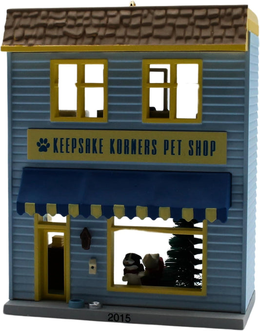 Hallmark Keepsake Korners Pet Shop Ornament - Collectible Holiday Decor