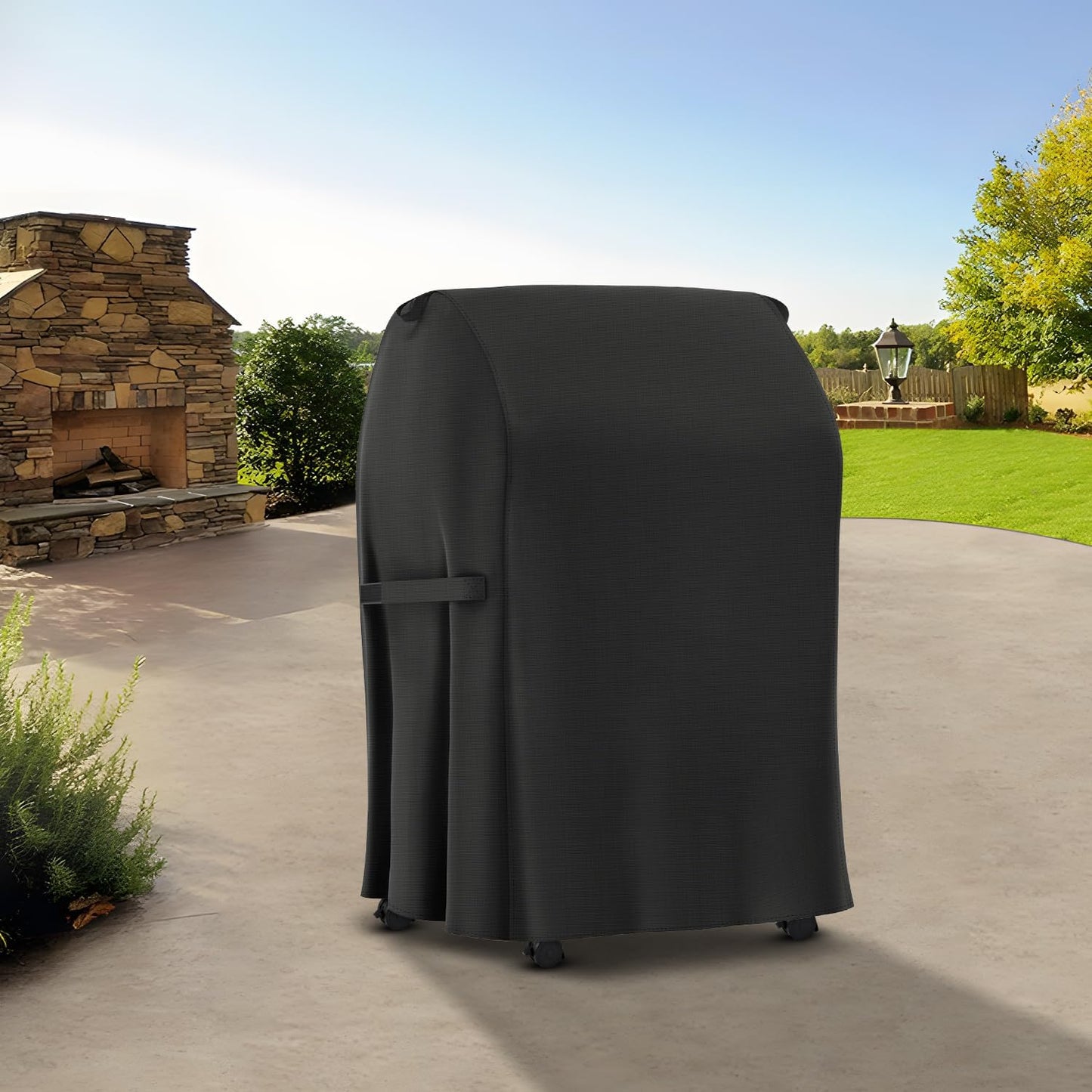 SunPatio 30 Inch Waterproof Grill Cover - Fits Weber Spirit 210, Charbroil & Kenmore | UV Resistant & Durable