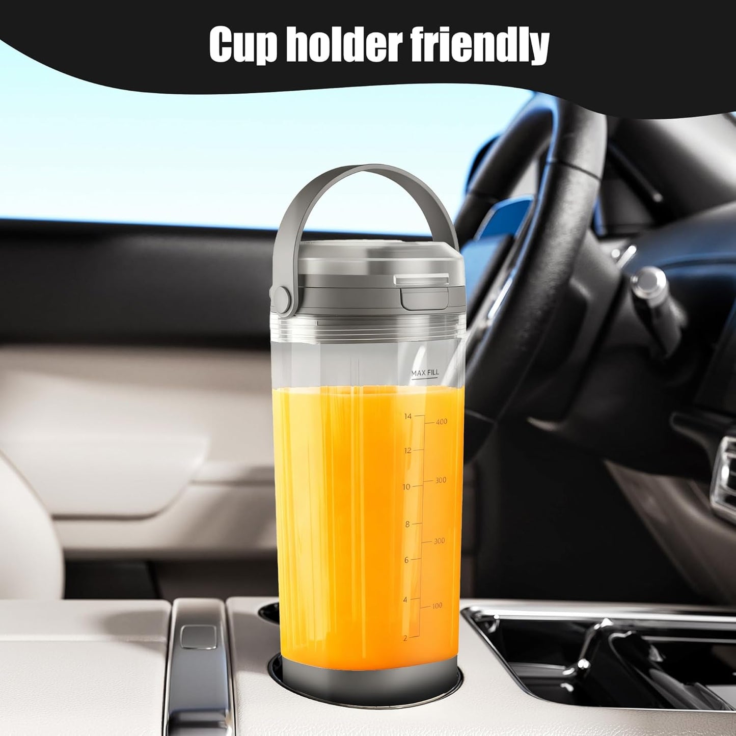 Ninja - Silicone Blade Cover & Vessel Cap - Leakproof, Dishwasher Safe Blender Parts (Grey)