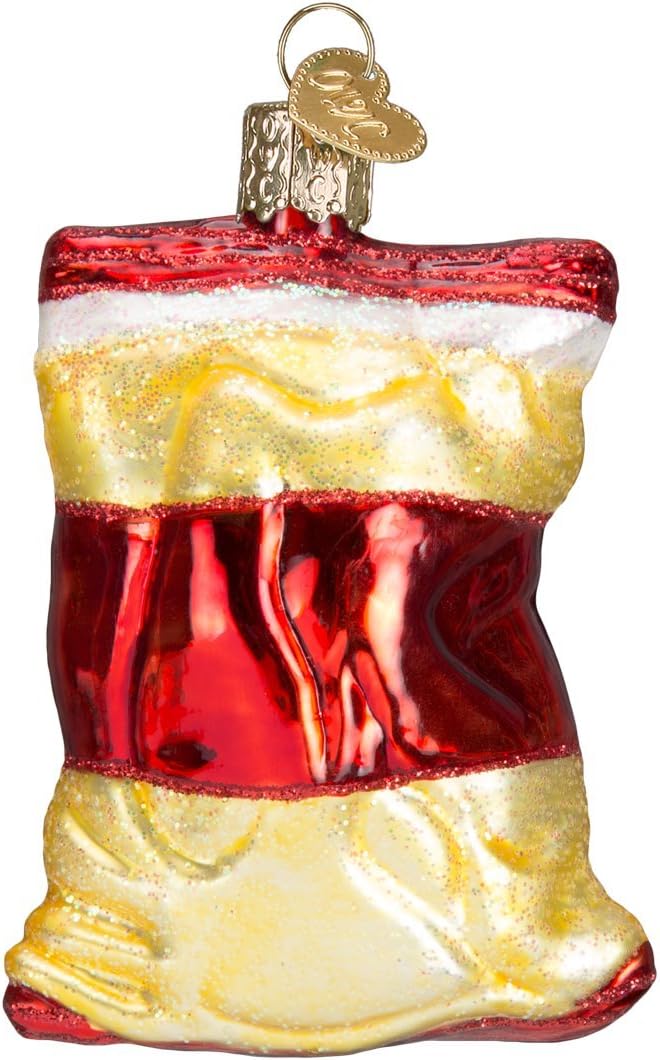 Handcrafted Glass Cheese Wedge Ornament - Unique Christmas Tree Decoration