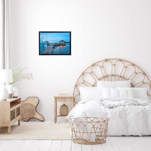 JCJMY 13x18 Picture Frame - Black Wall Gallery Frame for Horizontal & Vertical Photos