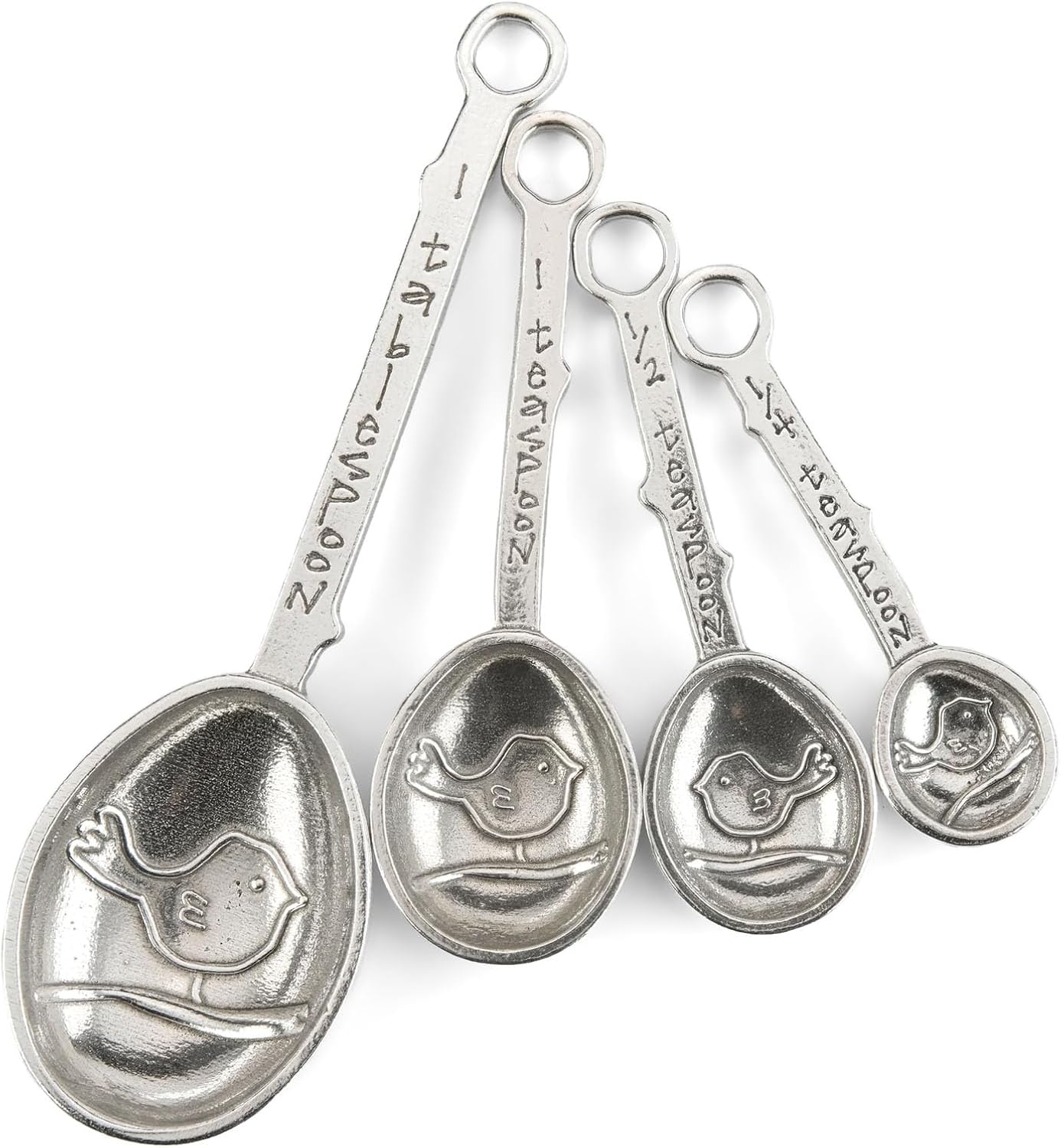 Crosby & Taylor Celtic Pewter Measuring Spoon Set