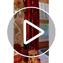 Beauoop Silver Foil Velvet Christmas Curtain Panels 52x84 - Pack of 2