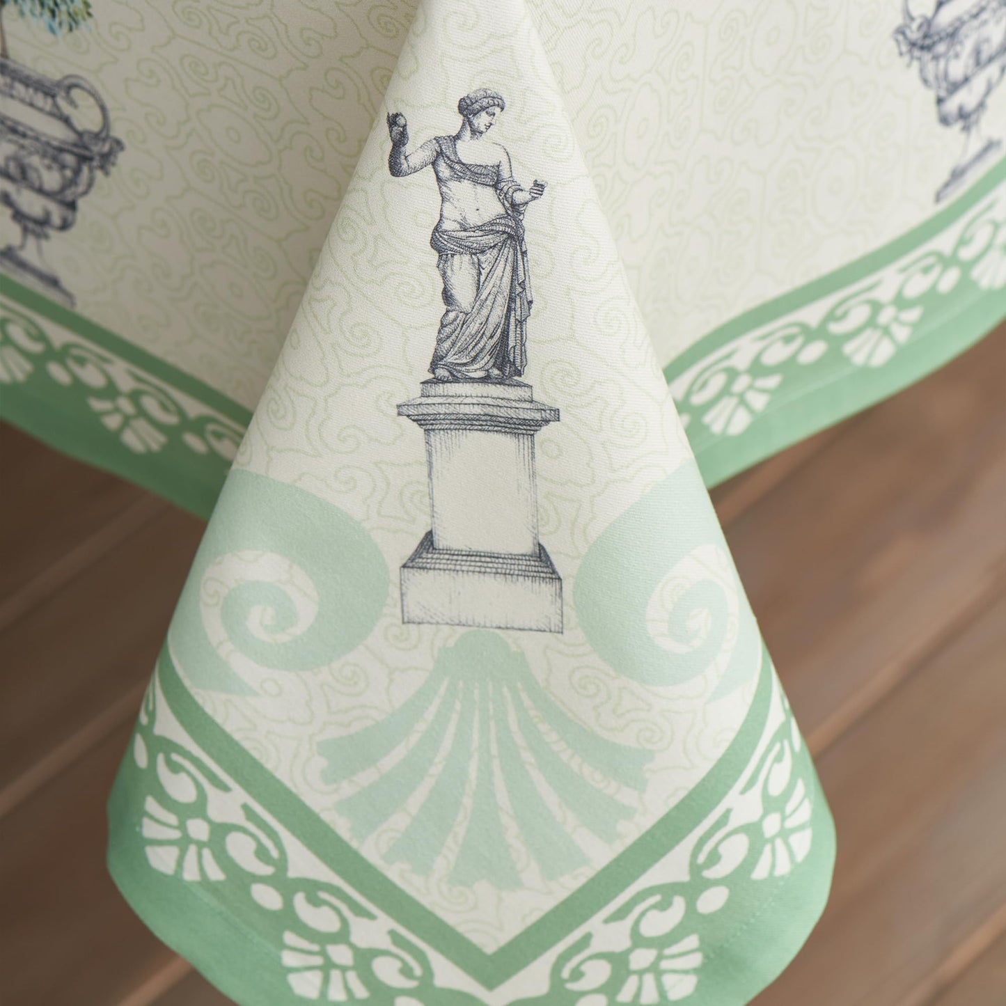 Maison d' Hermine Table Cloth Square Table 100% Cotton 54 x 54 Inches Tablecloth Reusable Decorative for Dining Kitchen Room Farmhouse Home Gifts for Mothers Day Spring Summer - Jardin Du Roy
