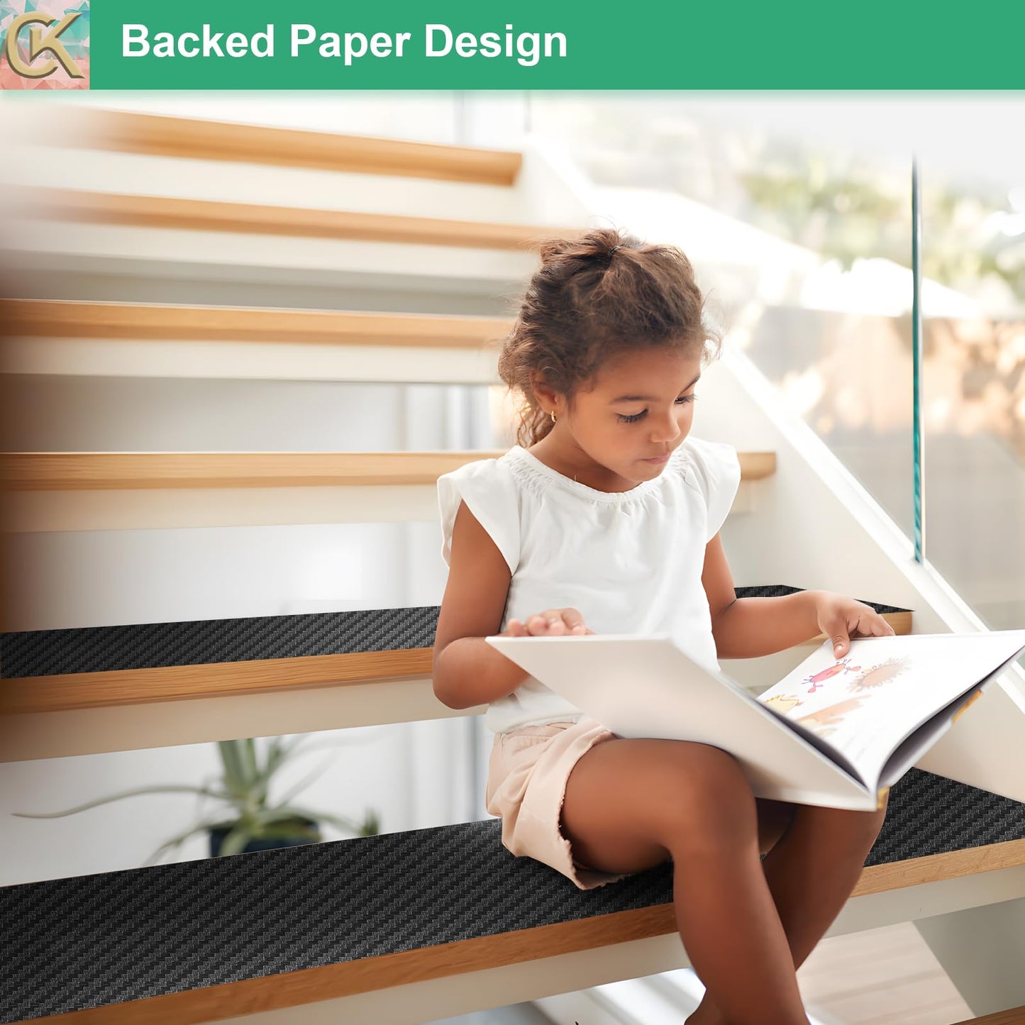 Self-Adhesive Shelf Liner Kitchen Liner, Waterproof Backed Paper Easy Peel and Stick Contact Liner Without Residue for Decor Your Desk Surface, Kitchen Countertops (Black, 23.6 x 236.2 inches)