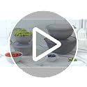 Cook with Color Blue Embossed 12-Piece Mixing Bowls Set with Lids, Microwave Safe