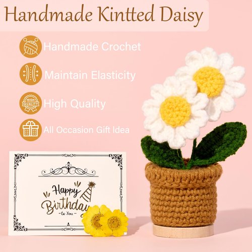 Birthday Gifts for Women Teen Girl, Happy Birthday Gift Box for Her Yellow Daisy Gifts for Women Sister, Daughter, Friends, Girlfriend, Wife, Mom, Coworker Friendship Birthday Gift Basket Care Package