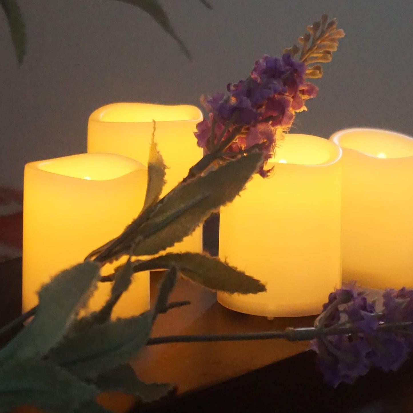 12 PCS LED Flameless Votive Candles - Long-Lasting Battery Operated with 120+ Hours Life