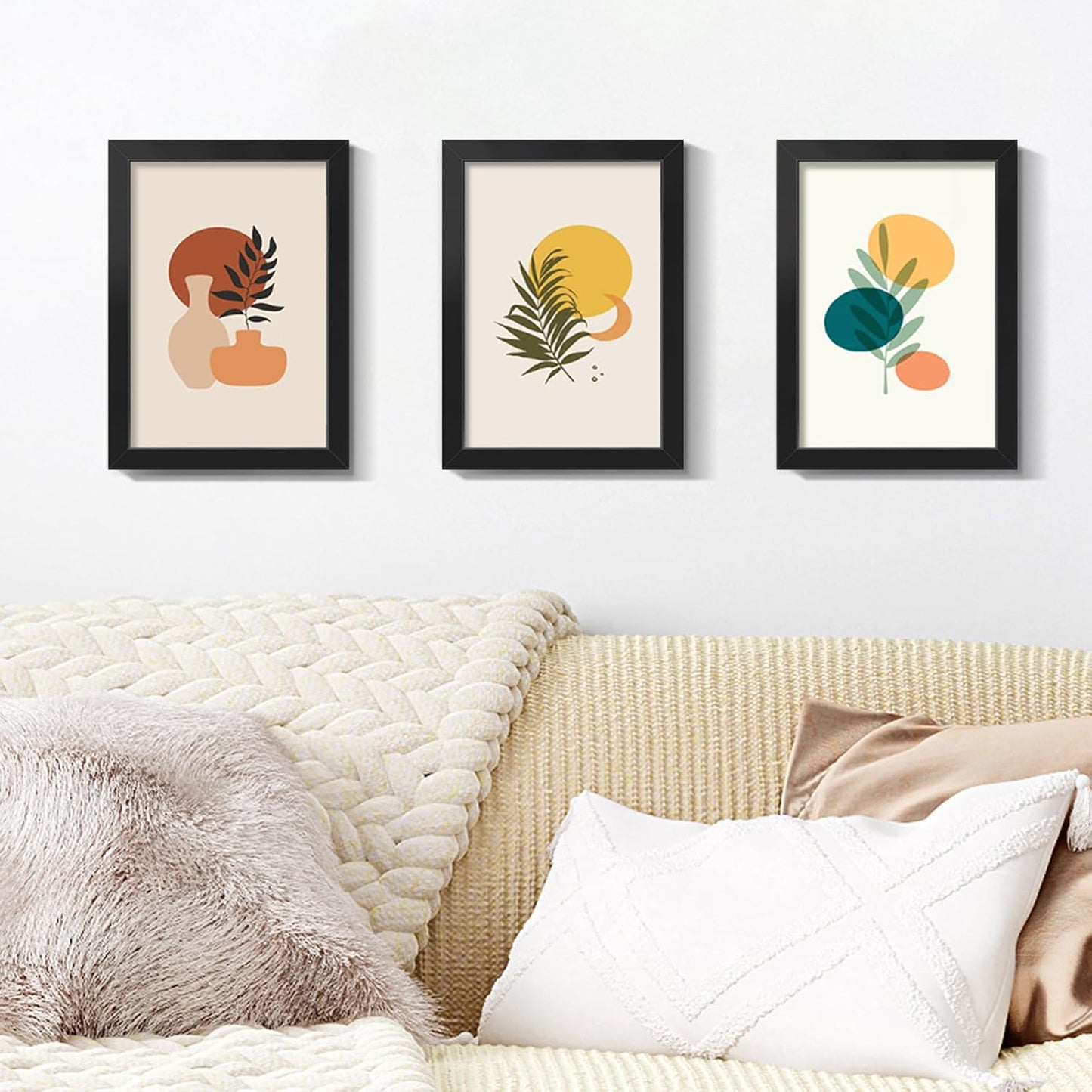 LaVie Home 3.5x5 Picture Frame - Classic Black Frame with HD Plexiglas for Wall Display | Vertical/Horizontal Use