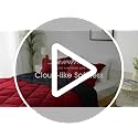 Downluxe Queen Reversible Plaid Comforter Set 3 Pieces - Red & White