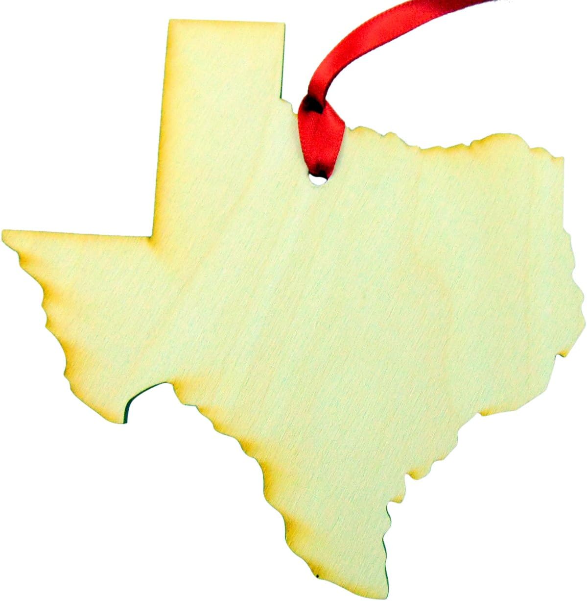 Handmade Wooden Christmas Ornament - State of Georgia - Westman Works USA