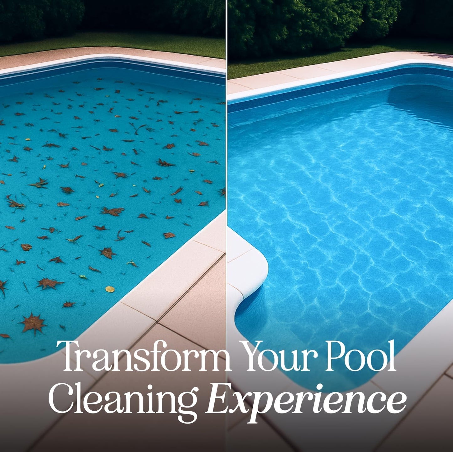 Pool Skimmer Net - Heavy Duty Deep Mesh for Fine Leaf Raking | Fits Standard Pool Poles (Net Only)