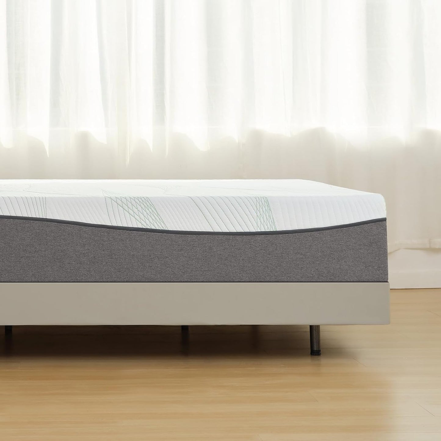 Novilla King Size Mattress - 12 Inch Gel Memory Foam for Plush Comfort & Pressure Relief | CertiPUR-US Certified