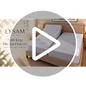 Split King Waterproof Mattress Protector with Cooling 3D Air Fabric