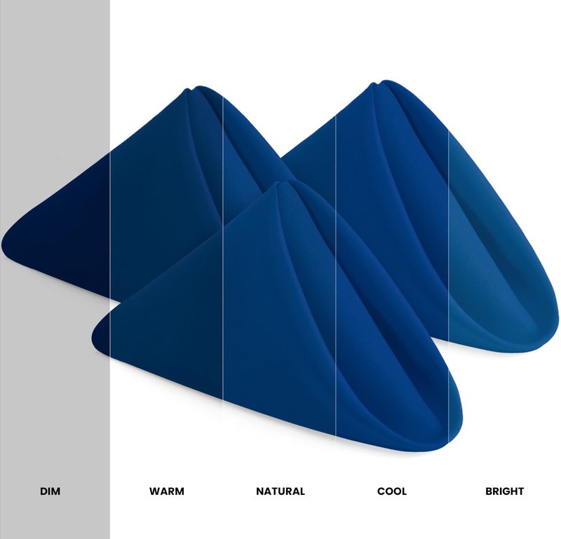 Utopia Home Royal Blue Cloth Napkins (12 Pack, 18x18 Inches), Ideal Dinner Napkins for Party, Wedding and Lunch/Dinner