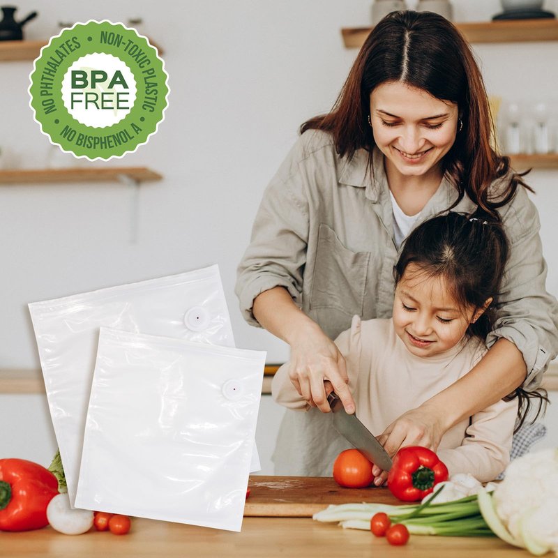 Vacuum Sealer Bags Extra Large Size 12 x 13 Inch 30 Bags, Food Storage, BPA Free, Food Saver, Meal Prep,Sous Vide, Heavy Duty, Airtight
