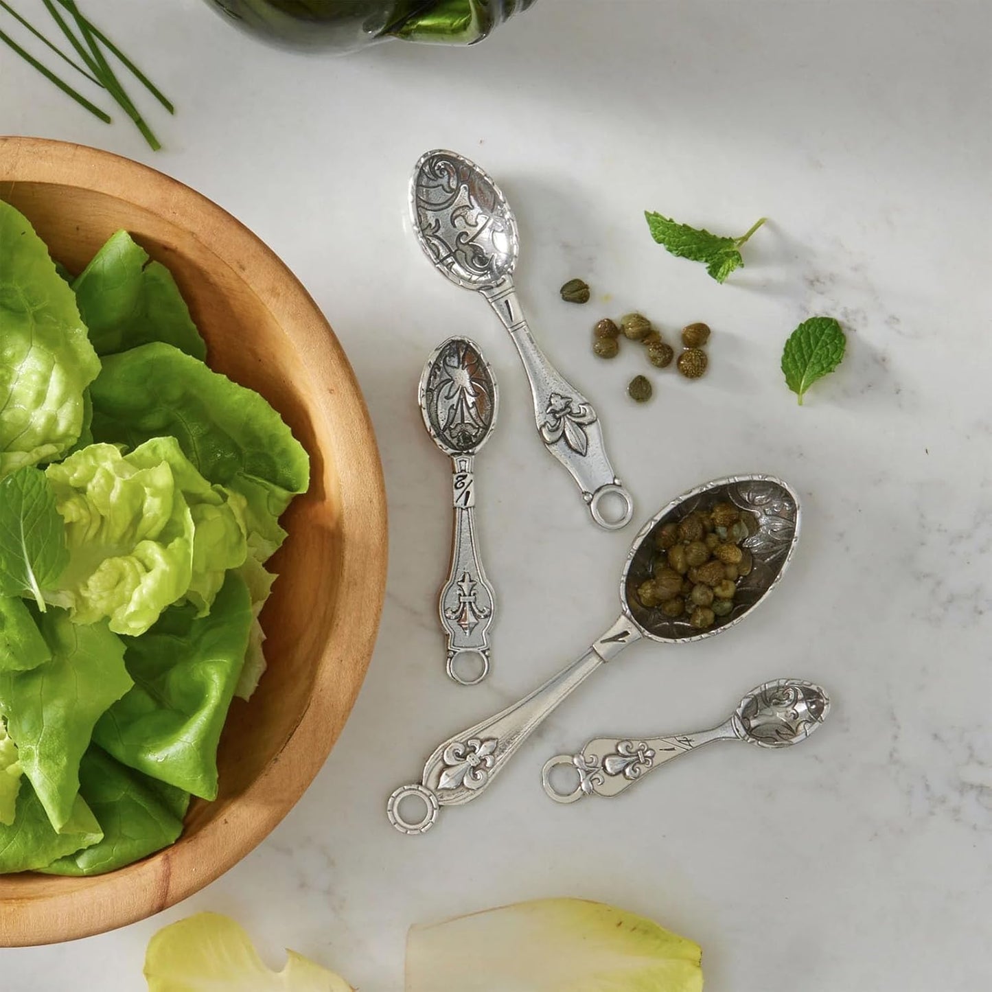 Crosby & Taylor Celtic Pewter Measuring Spoon Set