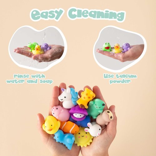 BONNYCO Mochi Squishy Toys Bulk for Kids Party Favors Pack 40. Goodie Bags Stuffers for Kids 3-5 4-8, Return Gifts Birthday Party. Squishy Fidget Toys, Pinata Stuffers Birthday Boys Girls Kawaii