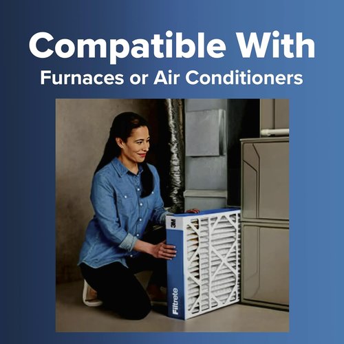 Filtrete 20x25x4 AC Furnace Air Filter - MERV 13 Premium Allergen & Virus Protection | 2-Pack