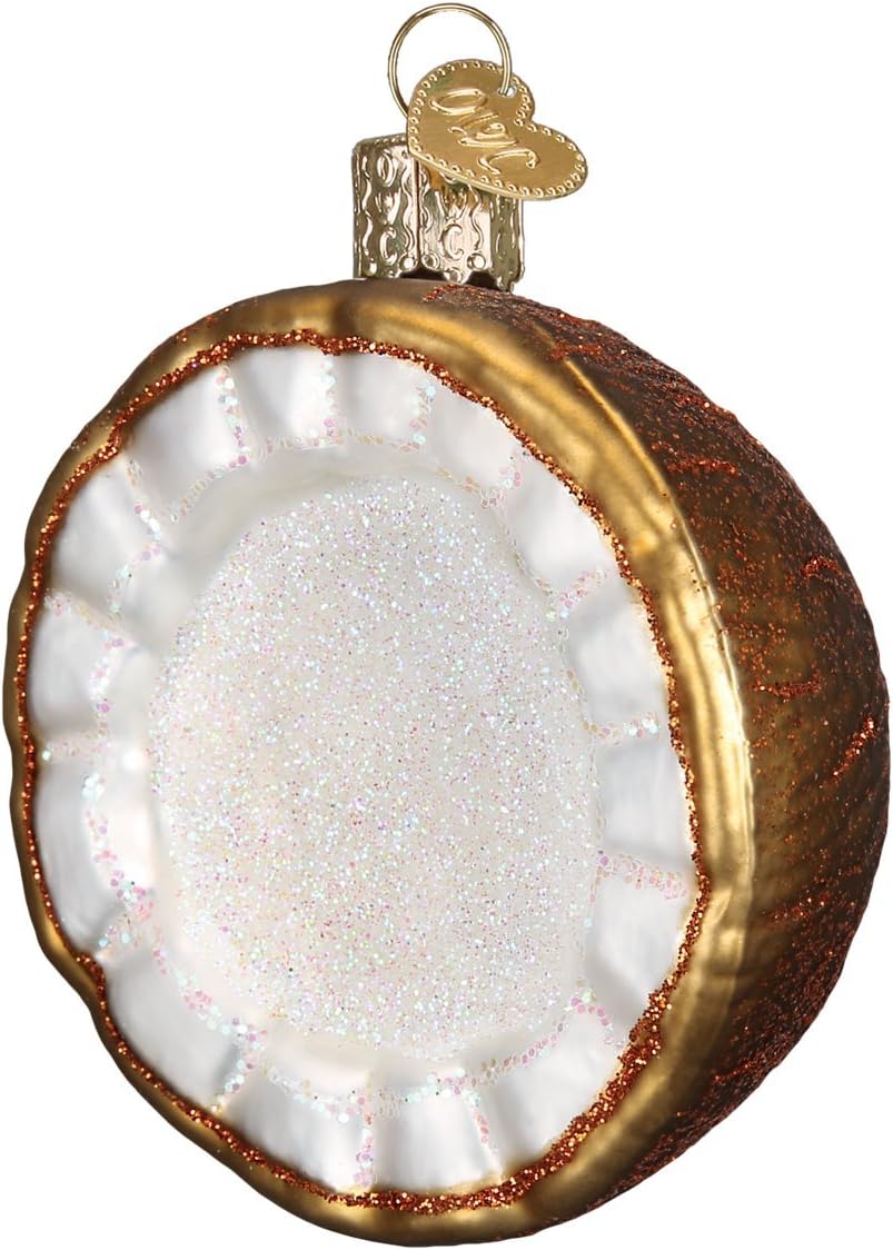 Handcrafted Glass Cheese Wedge Ornament - Unique Christmas Tree Decoration