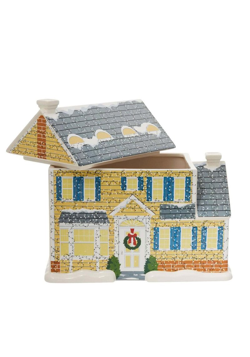 Department 56 National Lampoon's Christmas Vacation the Griswold House Sculpted Canister Cookie Jar, 13.78 Inch, Multicolor