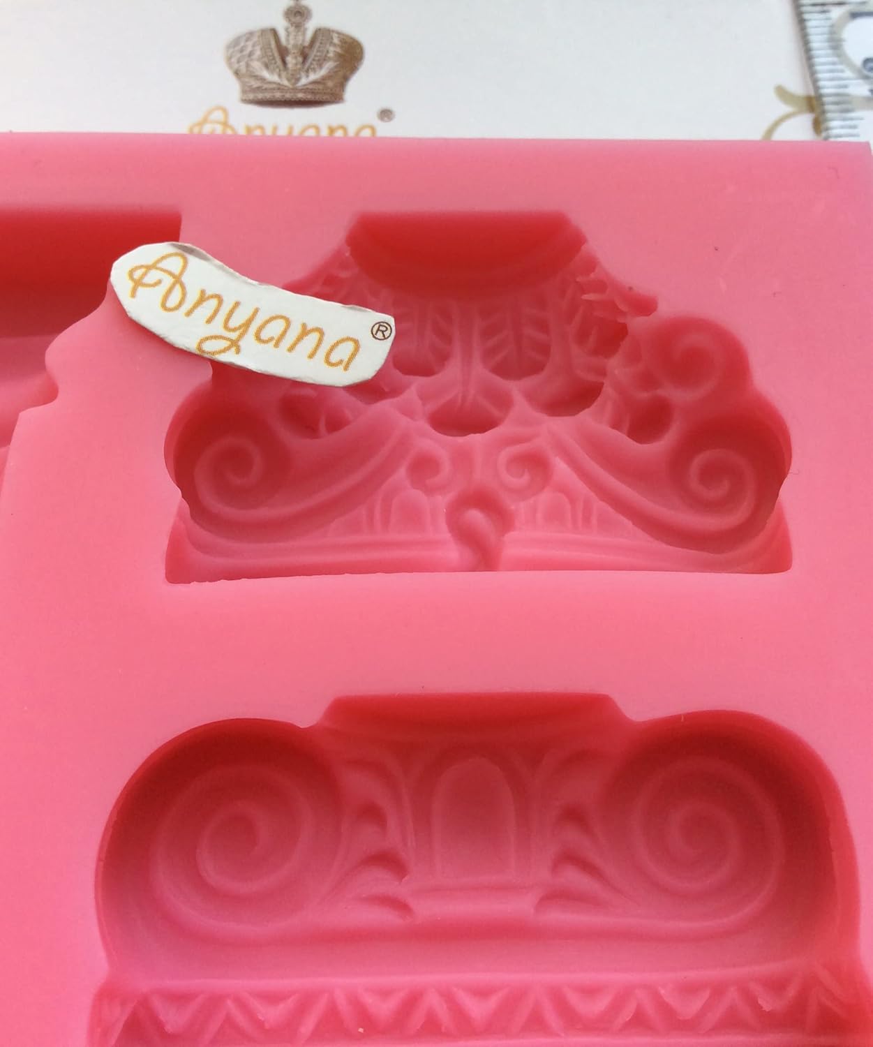 3D Greek Marble Column Cake Mold - Fondant & Gumpaste Pillar for Cupcake Decorating