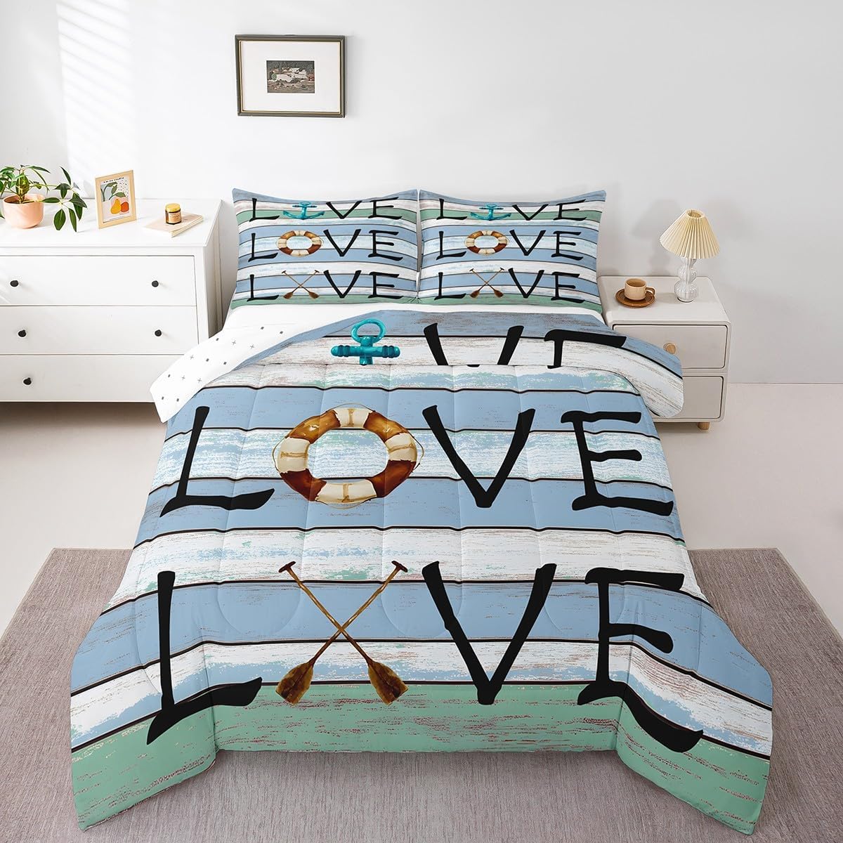 jejeloiu Baseball Comforter Set Twin Size Kids Camo American Flag Comforter for Boys Girls Teens Camouflage Bedding Set Breathable Baseball Games Duvet Set Room Decor Quilt Set