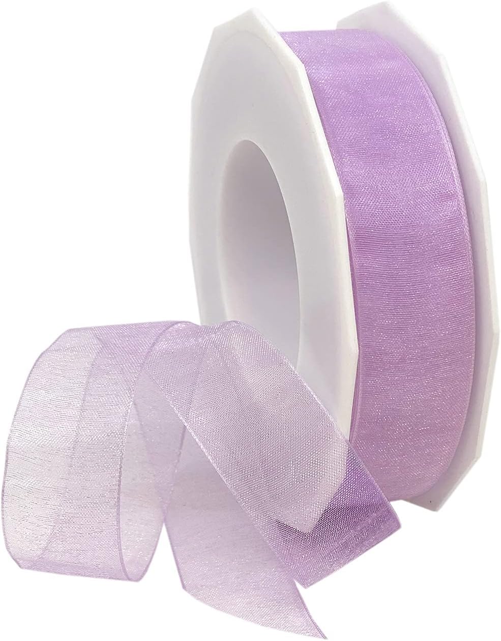 Red Organdy Nylon Ribbon - 5/8 Inch x 100 Yards | Morex 91803/100-609